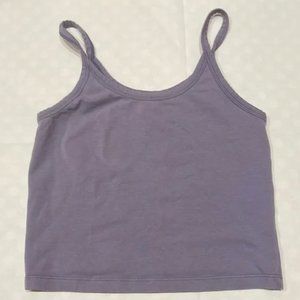 ARQ CROP TANK in Periwinkle